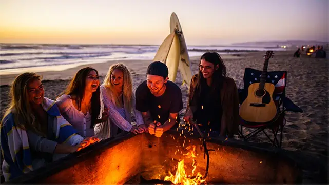 Beach Day With Friends