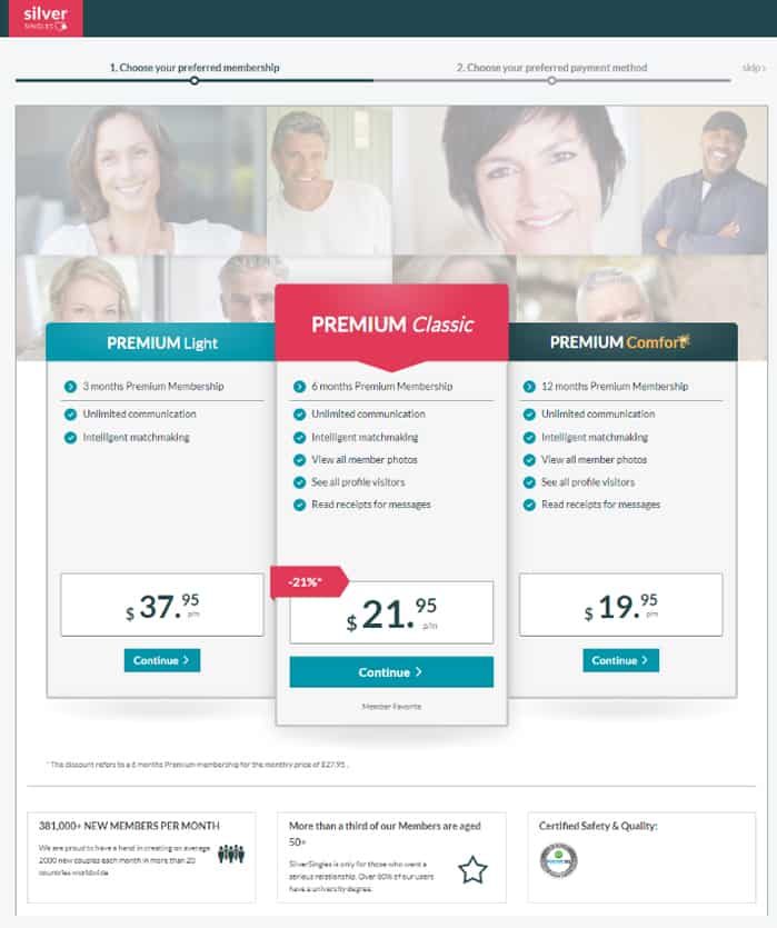 SilverSingles Sign Up Process Screenshot 8