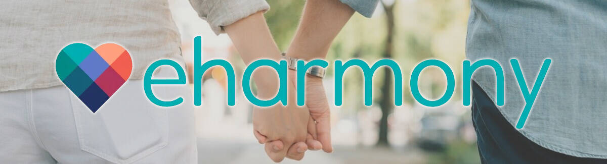 eHarmony Banner - Couple Holding Hands