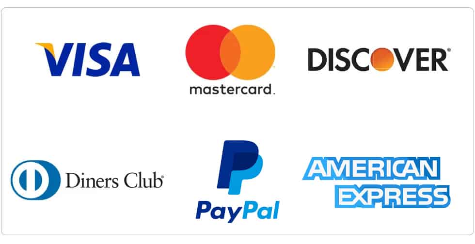 Major Credit and Debit Cards Logos - PayPal Logo