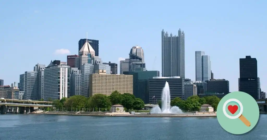 Pittsburgh Skyline - Looking for Love Icon