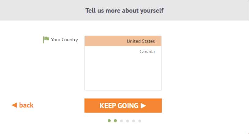 SingleParentMeet Sign Up Process Screenshot 1
