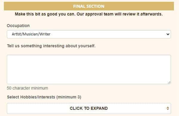 Sugardaddie Sign Up Screenshot 7