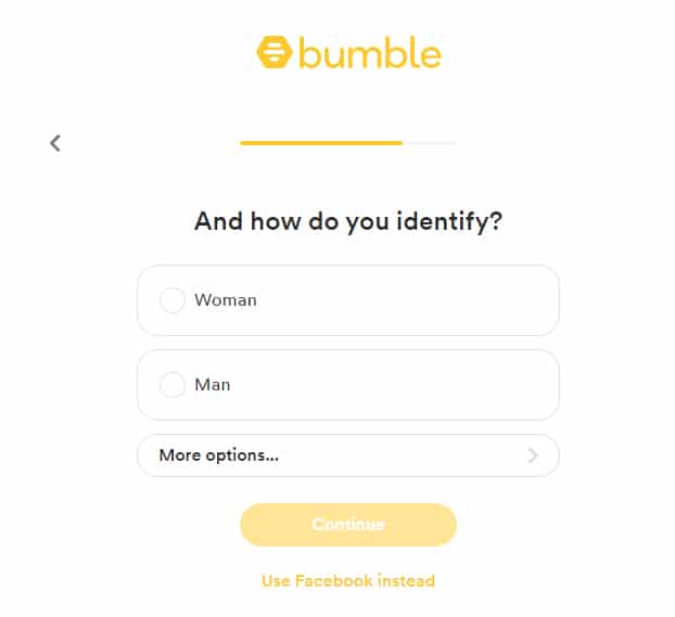 Bumble Sign Up Process Screenshot 4