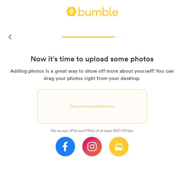 Bumble Sign Up Process Screenshot 5