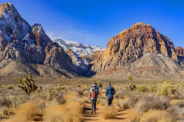 Hiking at Red Rock Canyon