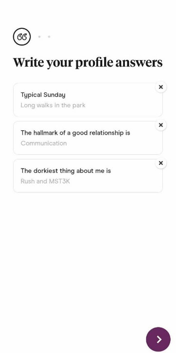 Hinge Sign Up Process Screenshot 7