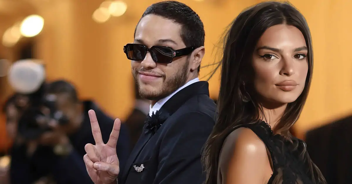 Pete Davidson and Emily Ratajkowski