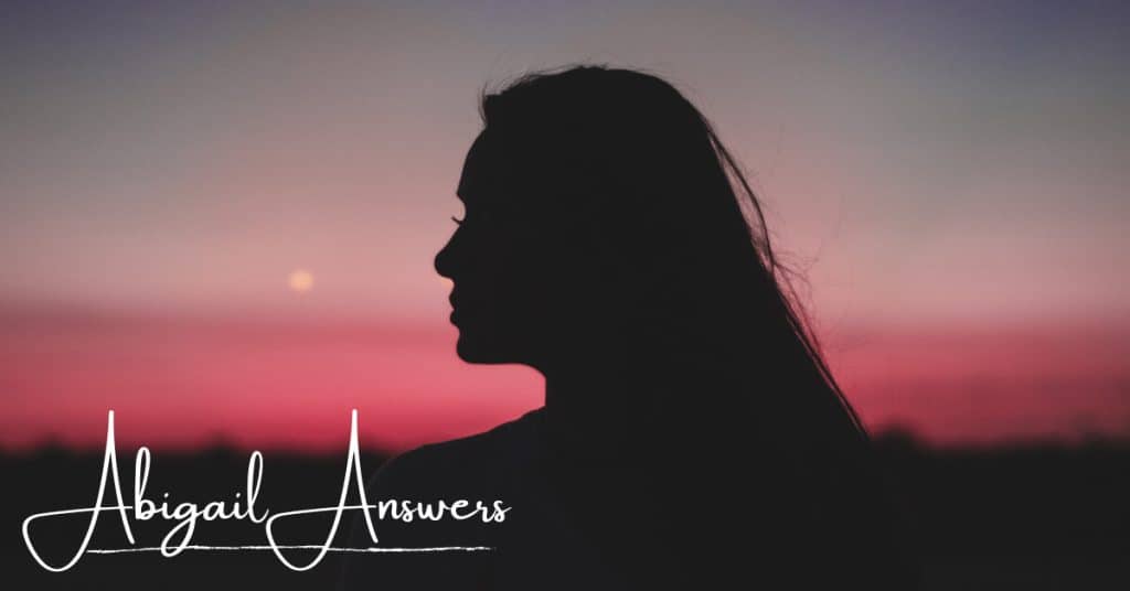 Abigail Answers Featured Image - Woman Silhouette at Sunset