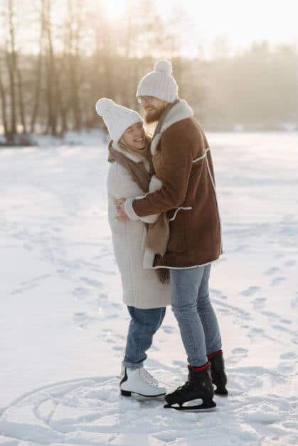 Couple Ice Skating