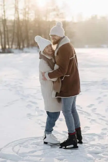 Couple Ice Skating