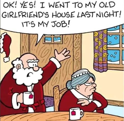 Santa Claus and Mrs.Claus Comic Meme
