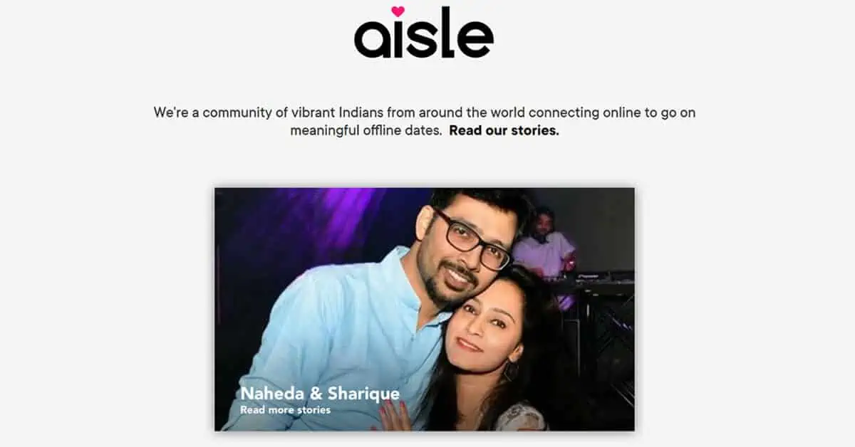 Aisle-App-Homepage-Screenshot