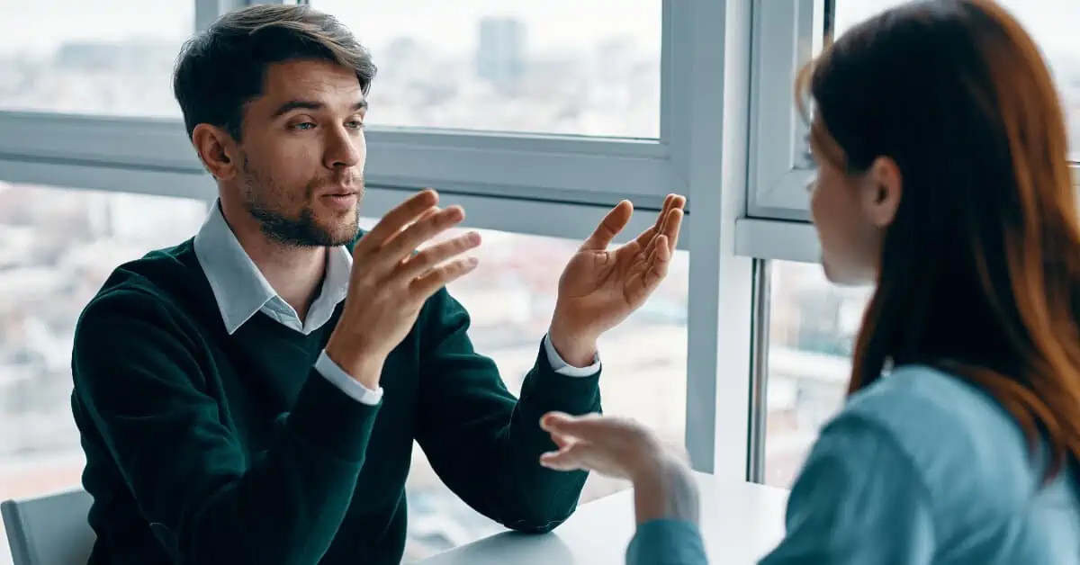 Couple Discussing