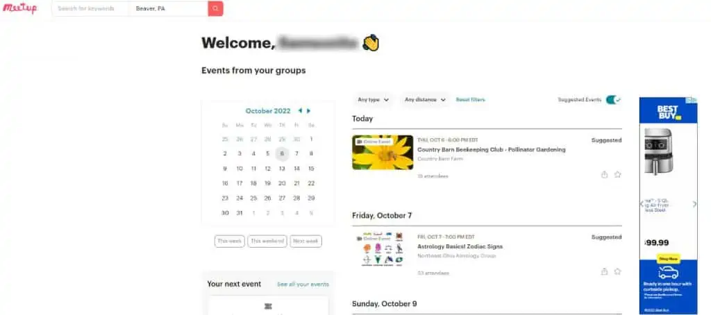 Meetup Sign Up Process Screenshot 11