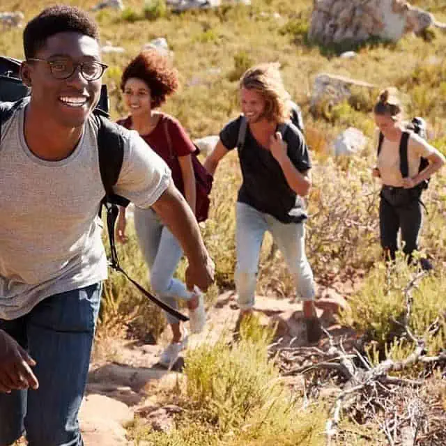 Group of People Hiking