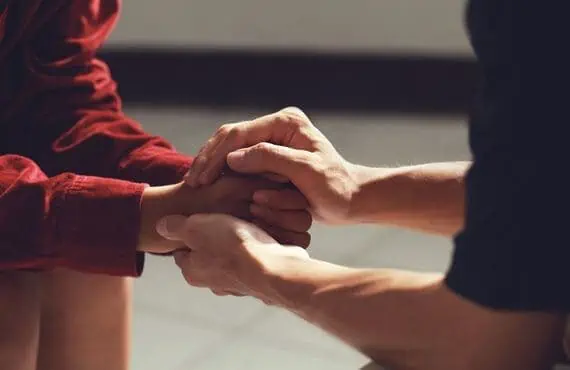 partner empathizing with their significant other