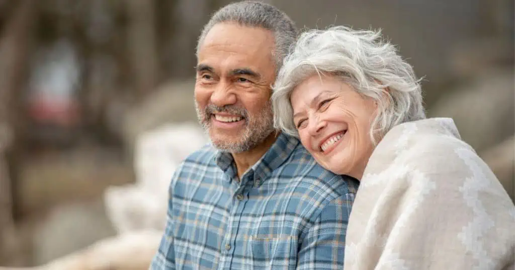 Senior couple dating