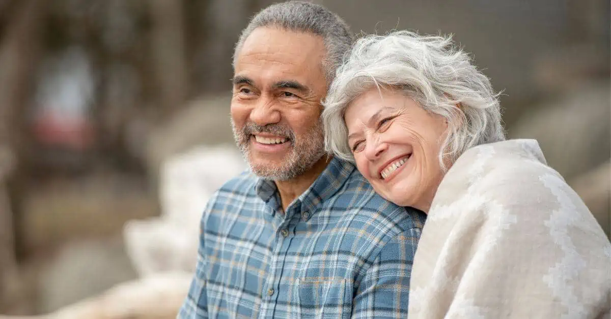 Senior couple dating