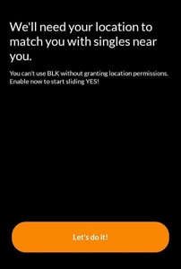 BLK Sign Up Process - Step 9