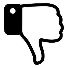 Thumbs Down Icon