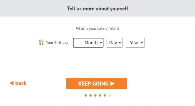 BlackPeopleMeet Sign Up Process - Step 2