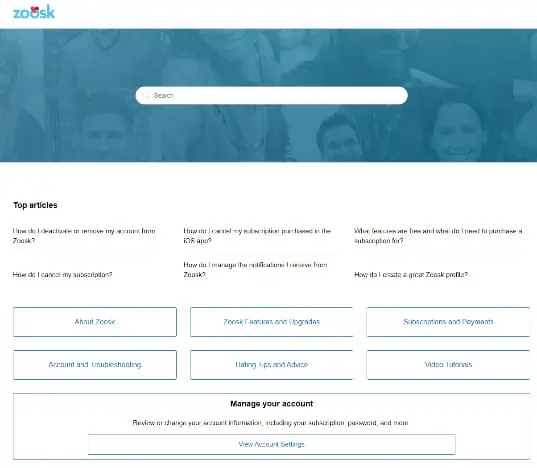 Zoosk Help Center