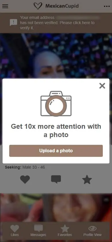 MexicanCupid Sign Up Process - Step 3