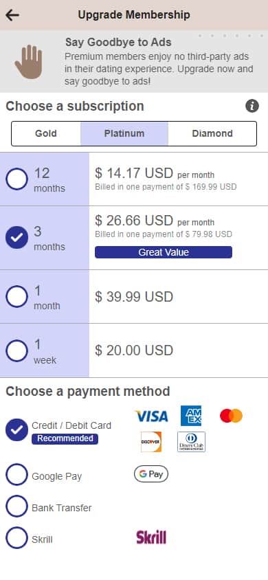 MexicanCupid Sign Up Process - Step 8