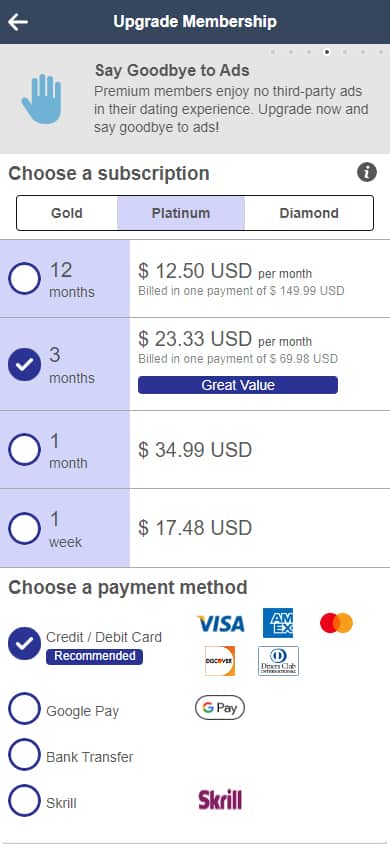 MilitaryCupid Sign Up Process - Step 8