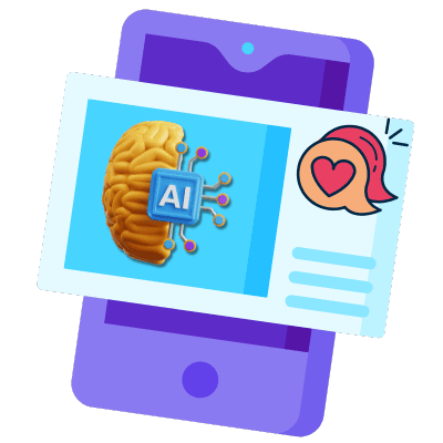 Dating App - Mobile - AI Icon