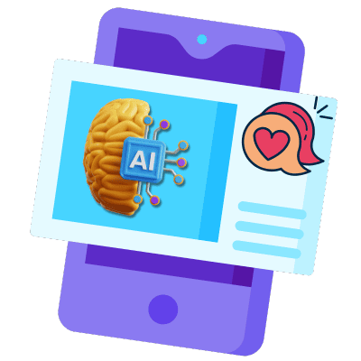 Dating App - Mobile - AI Icon