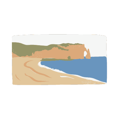 beach graphic
