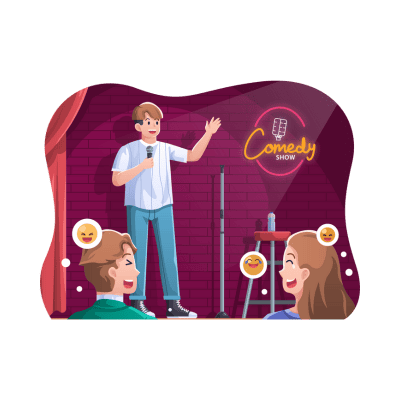comedy show graphic