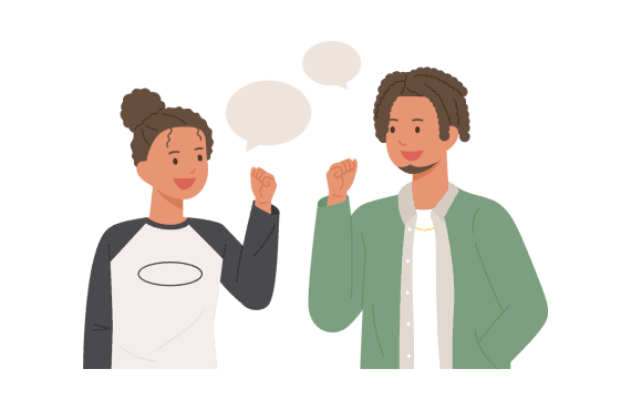 communicating