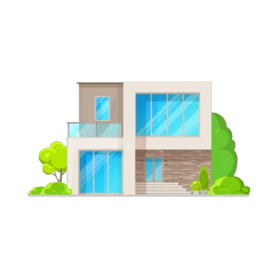 eames house graphic