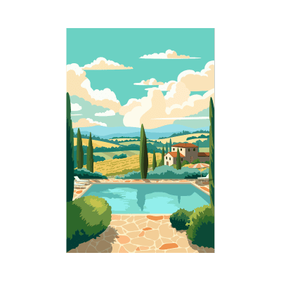 getty villa graphic