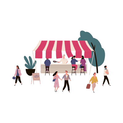market graphic