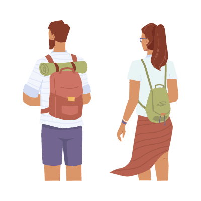 quiet hike graphic
