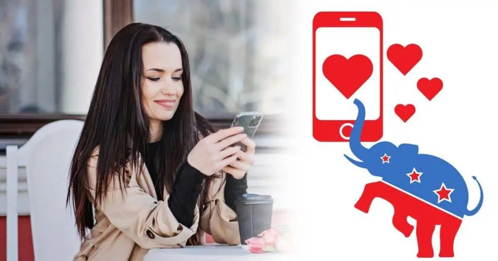 Political conservatives using dating apps