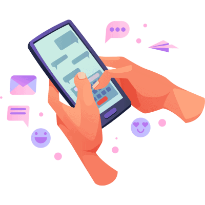 messaging on a dating app