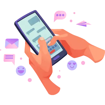 messaging on a dating app