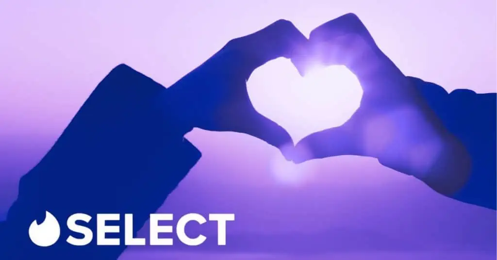 Hands Forming a Heart - Tinder Select Logo