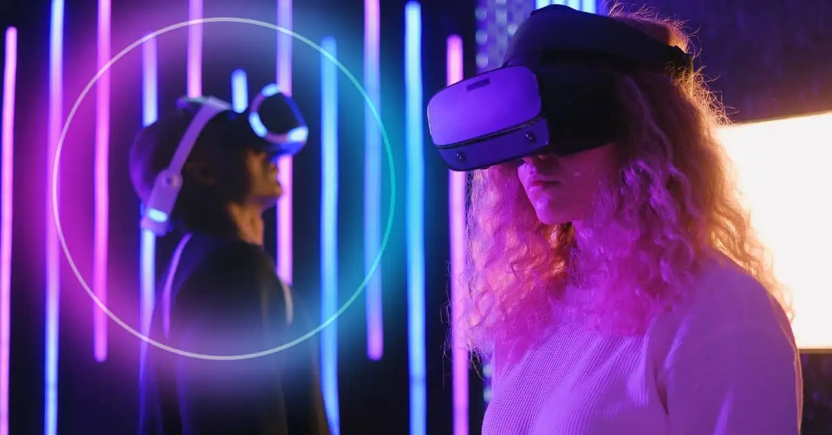People Using VR Headsets - Virtual Relationships Boundaries