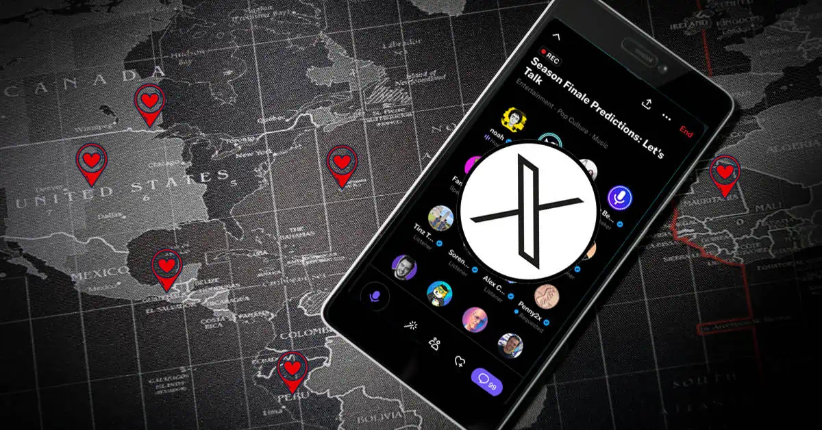 World Map - Love Location - Phone - X Dating App - 37