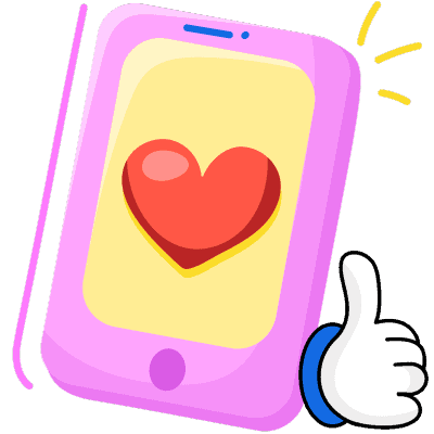 dating apps thumbs up