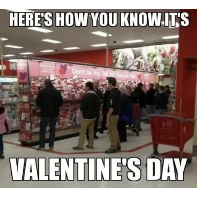 here's how you know it's valentines day