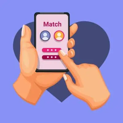 matching on dating app