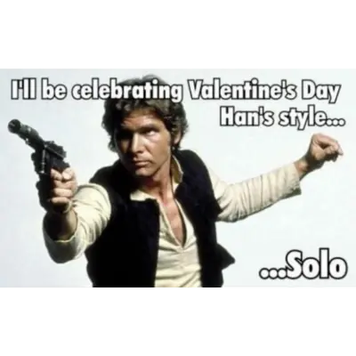 valentines day han solo
