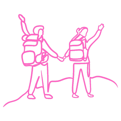 Couple Hiking Graph Couple Hiking Graph